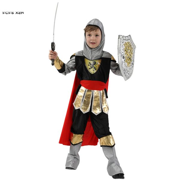 children halloween rome warrior crusaders costume for boys swordsman knight prince cosplay carnival purim masquerade party dress, Black;red
children halloween rome warrior crusaders costume for boys swordsman knight prince cosplay carnival purim masquerade party dress, Black;red
