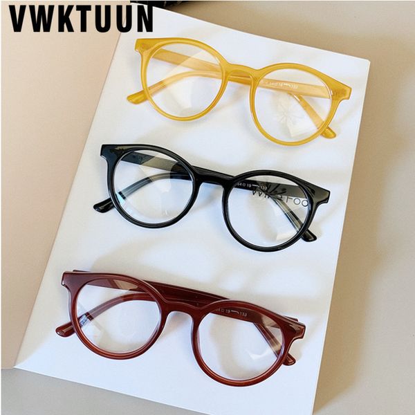 vwktuun round glasses frame vintage soild candy color eye glasses frames for women clear lens myopia computer, Black
vwktuun round glasses frame vintage soild candy color eye glasses frames for women clear lens myopia computer, Black