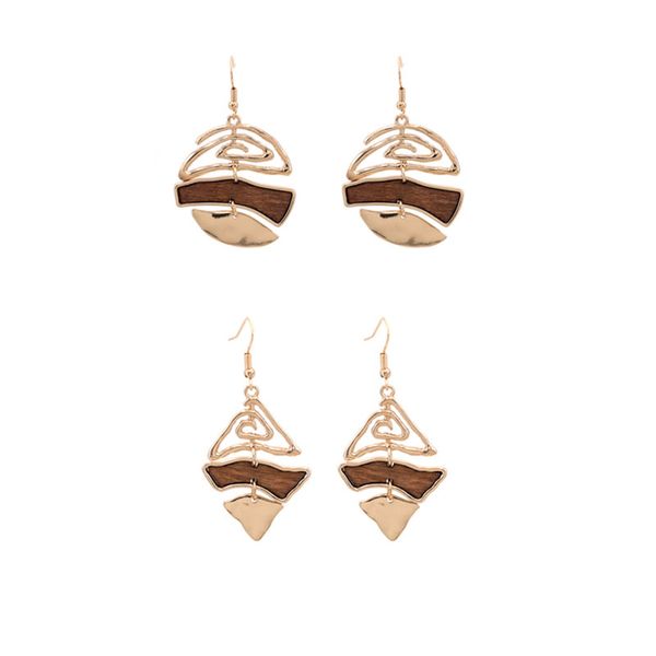 geometric wood combination hollow drop pendant earrings new design round rhombus bohemia ethnic trendy earrings women jewelry, Silver
geometric wood combination hollow drop pendant earrings new design round rhombus bohemia ethnic trendy earrings women jewelry, Silver