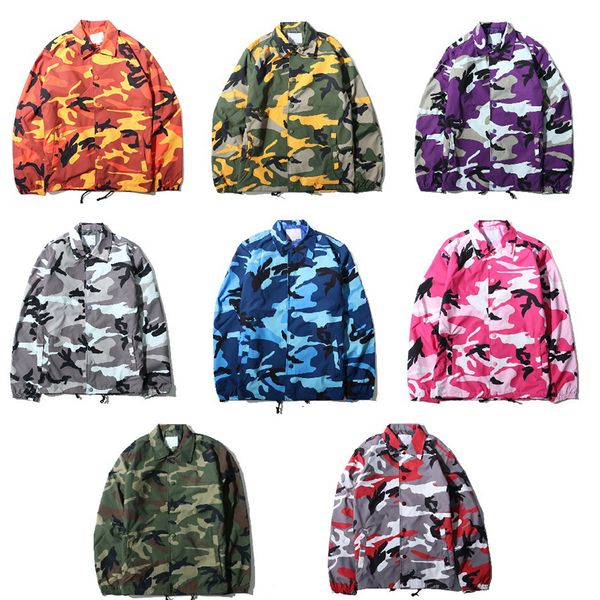 new high-quality hip-hop street camouflage lapel jacket fashionable male windbreaker jacket in spring men streetwear clothing, Black;brown
new high-quality hip-hop street camouflage lapel jacket fashionable male windbreaker jacket in spring men streetwear clothing, Black;brown