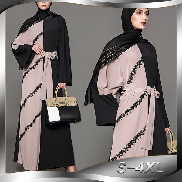 ethnic clothing muslim abaya for women lace long sleeve dress islamic turkish djellaba robe #d387, Red
ethnic clothing muslim abaya for women lace long sleeve dress islamic turkish djellaba robe #d387, Red