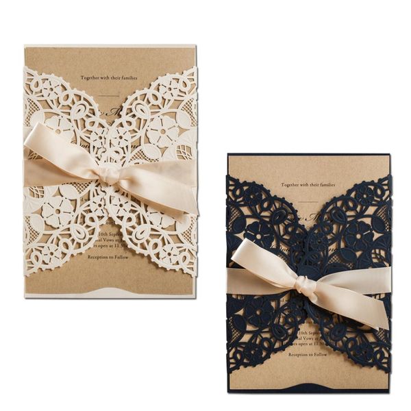 50pcs white & blue laser cut wedding invitations with envelopes, blank birthday greeting quinceanera party invitation post cards
50pcs white & blue laser cut wedding invitations with envelopes, blank birthday greeting quinceanera party invitation post cards