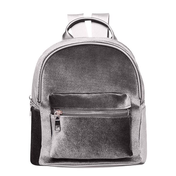 5#fashion simple backpack soft velvet backpack women small travel clear
5#fashion simple backpack soft velvet backpack women small travel clear