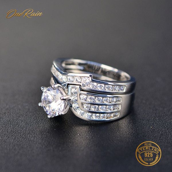onerain luxury 2 pcs 100% 925 sterling silver white z cubic zirconia wedding engagement cocktaill ring jewelry wholesale, Golden;silver
onerain luxury 2 pcs 100% 925 sterling silver white z cubic zirconia wedding engagement cocktaill ring jewelry wholesale, Golden;silver