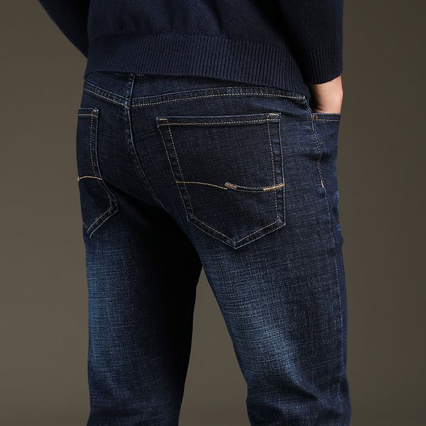 classic style black blue men's slim business jeans 2019 new fashion casual denim pants male embroidery decoration brand t
classic style black blue men's slim business jeans 2019 new fashion casual denim pants male embroidery decoration brand t