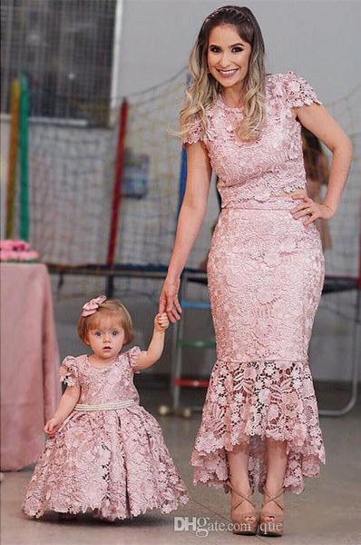 elegant dusty pink long mother and daughter prom dresses two piece mermaid formal evening dress lovely a line flower girls dresses 2019, Black
elegant dusty pink long mother and daughter prom dresses two piece mermaid formal evening dress lovely a line flower girls dresses 2019, Black