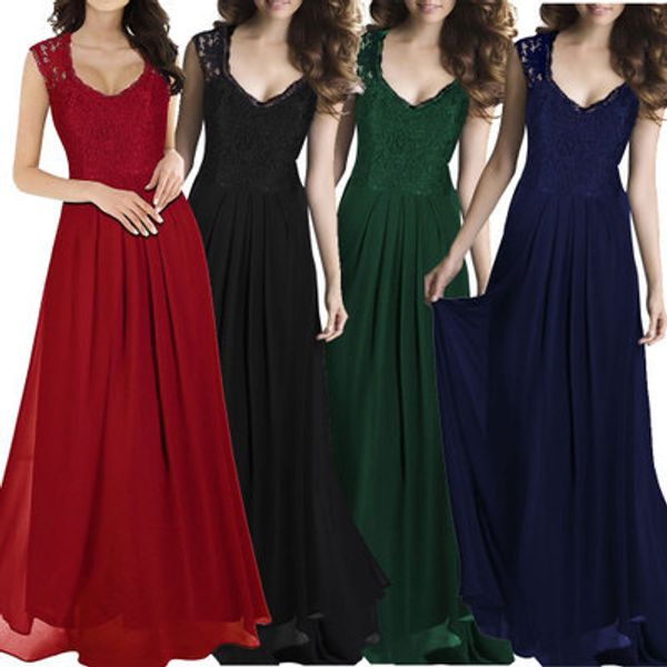 women's 2019 spring and autumn new lace stitching chiffon sleeveless solid color v-neck dress size s-2xl, Black;gray
women's 2019 spring and autumn new lace stitching chiffon sleeveless solid color v-neck dress size s-2xl, Black;gray