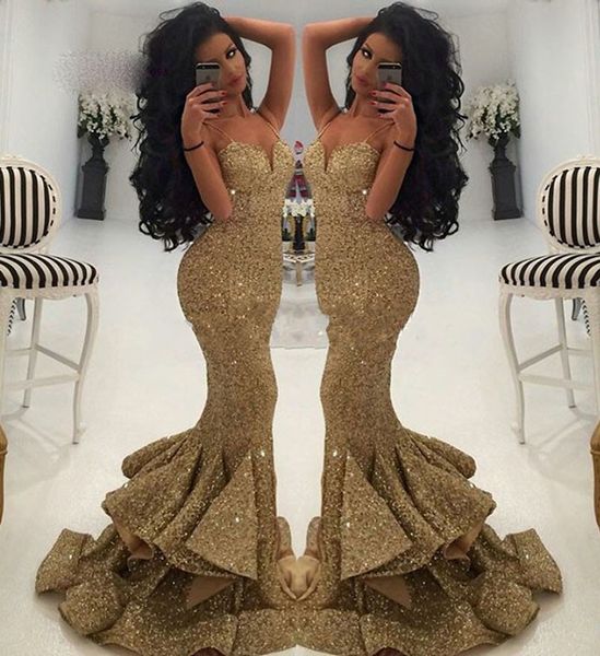 gold sequined evening dresses 2020 spaghetti straps long mermaid prom dress to party split vestidos de noche, Black;red
gold sequined evening dresses 2020 spaghetti straps long mermaid prom dress to party split vestidos de noche, Black;red