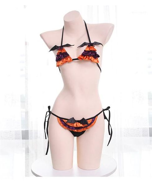 fashion fesvital designer female clothing underwear casual apparel womens halloween designer 2pcs set style bikini, Black;white
fashion fesvital designer female clothing underwear casual apparel womens halloween designer 2pcs set style bikini, Black;white