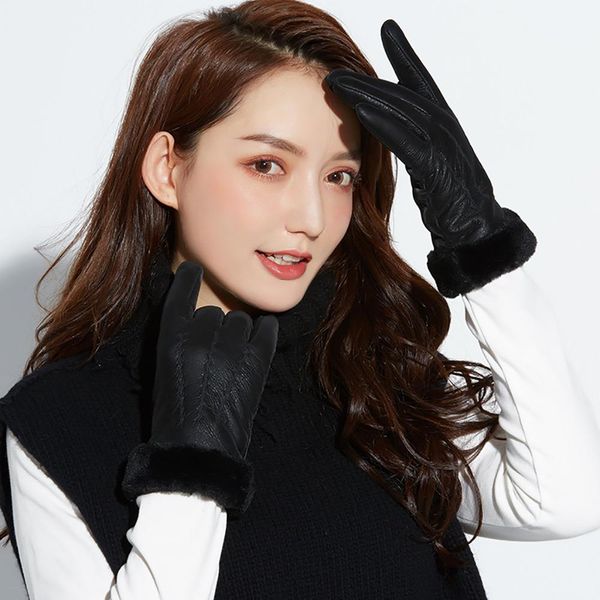 winter woman leather gloves plus fluffy cuffs warm ladies ski gloves snow for women guantes de nieve para mujer 30o10
winter woman leather gloves plus fluffy cuffs warm ladies ski gloves snow for women guantes de nieve para mujer 30o10