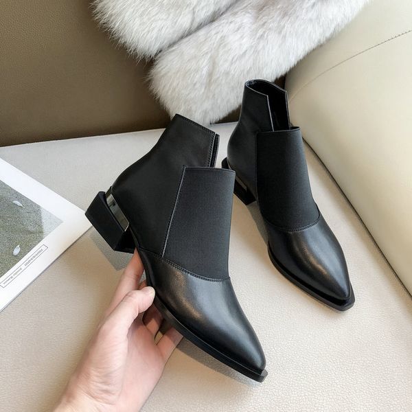 женская элегантная короткие сапоги из натуральной кожи slastic группы женщины ботильонов партия танцы обувь женщина, Black 
женская элегантная короткие сапоги из натуральной кожи slastic группы женщины ботильонов партия танцы обувь женщина, Black