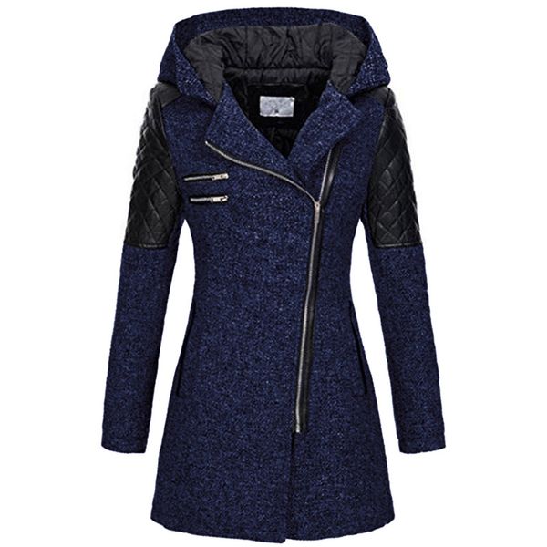 2019 winter thicken fleece hooded coat for women skew zipper casual solid color overcoats female loose slim casaco femme, Black
2019 winter thicken fleece hooded coat for women skew zipper casual solid color overcoats female loose slim casaco femme, Black