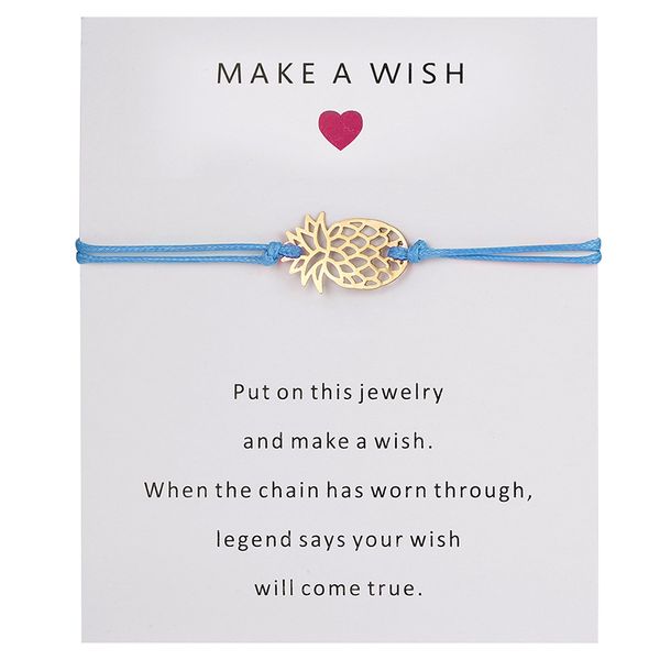 make a wish pineapple bracelet women men good luck charm bracelet wholesale fruit bracelets ing, Golden;silver
make a wish pineapple bracelet women men good luck charm bracelet wholesale fruit bracelets ing, Golden;silver