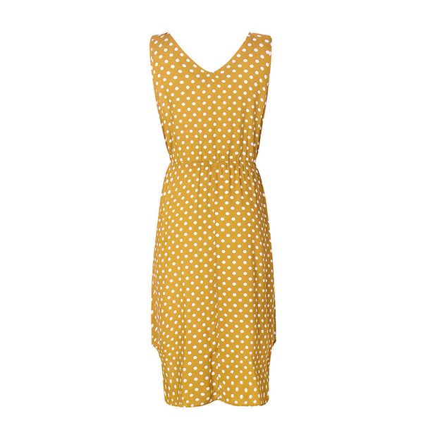 women lady v neck sleeveless dot printing fashion for summer beach party xrq88, Black;white
women lady v neck sleeveless dot printing fashion for summer beach party xrq88, Black;white