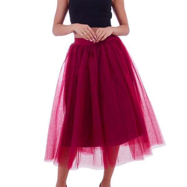 2019 summer new female models polyester women plus size mesh tulle skirt pleated princess skirt mesh bubble, Black
2019 summer new female models polyester women plus size mesh tulle skirt pleated princess skirt mesh bubble, Black