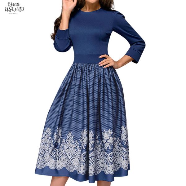 summer party dress women vintage print three quarter sleeve casual dresses woman party gothic dress women clothes 2020, Black;gray
summer party dress women vintage print three quarter sleeve casual dresses woman party gothic dress women clothes 2020, Black;gray