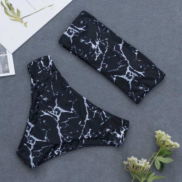 2018 tube swimwear women marble print padded bra beach bikini set swimwer bathing suit beachwear maillot de bain
2018 tube swimwear women marble print padded bra beach bikini set swimwer bathing suit beachwear maillot de bain