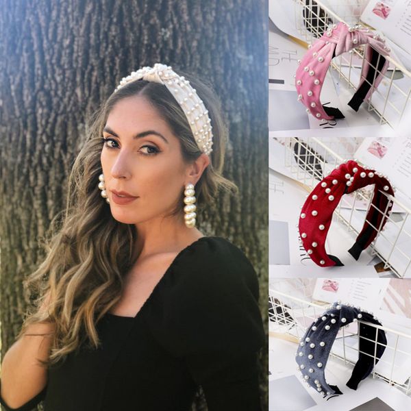 simulated pearl hair knotted velvet hair band wide headbands hairbands headwear 2020 new fashion accessories
simulated pearl hair knotted velvet hair band wide headbands hairbands headwear 2020 new fashion accessories