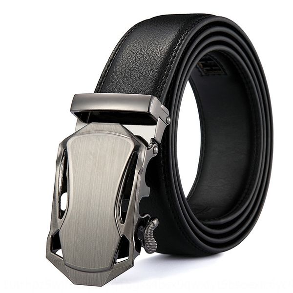pbl4x high-end men's leather automatic bucklebusiness leisure straight high-end men's leather automatic bucklebusiness leisure bel, Black;brown