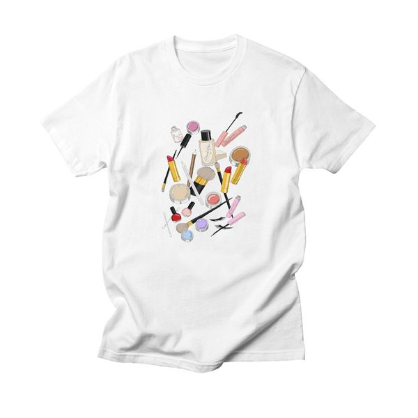 summer 2019 vogue t shirt women high heel lipstick print white t-shirt luxury makeup bag tshirt female 100 cotton tee woman
summer 2019 vogue t shirt women high heel lipstick print white t-shirt luxury makeup bag tshirt female 100 cotton tee woman