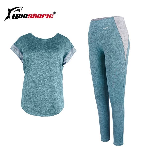 2020 new yoga suit set women sports tights women short sleeve shirt pants yoga running training fitness gym sportswear suit