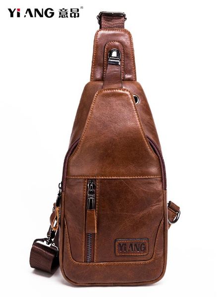 yiang men genuine leather cowhide vintage chest back pack travel fashion cross body messenger shoulder bag
yiang men genuine leather cowhide vintage chest back pack travel fashion cross body messenger shoulder bag