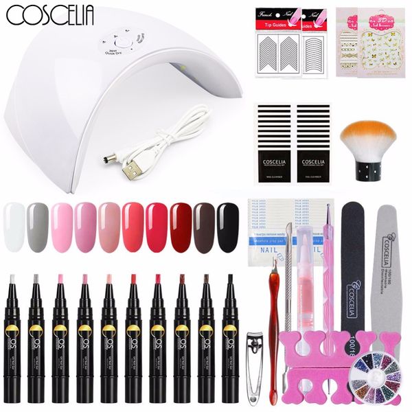 coscelia nail set 36w uv lamp dryer 10pcs gel nail polish soak off manicure tools set gel polish kit for art tools
coscelia nail set 36w uv lamp dryer 10pcs gel nail polish soak off manicure tools set gel polish kit for art tools