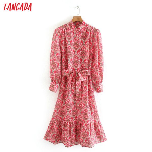 tangada 2020 spring fashion women red flowers print shirt dress with slash long sleeve ladies midi dress vestidos 2w132, Black;gray
tangada 2020 spring fashion women red flowers print shirt dress with slash long sleeve ladies midi dress vestidos 2w132, Black;gray