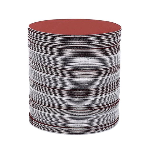 100pcs 6in/150mm 80/100/120/180/240grit round flocking sandpaper suitable for granules
100pcs 6in/150mm 80/100/120/180/240grit round flocking sandpaper suitable for granules