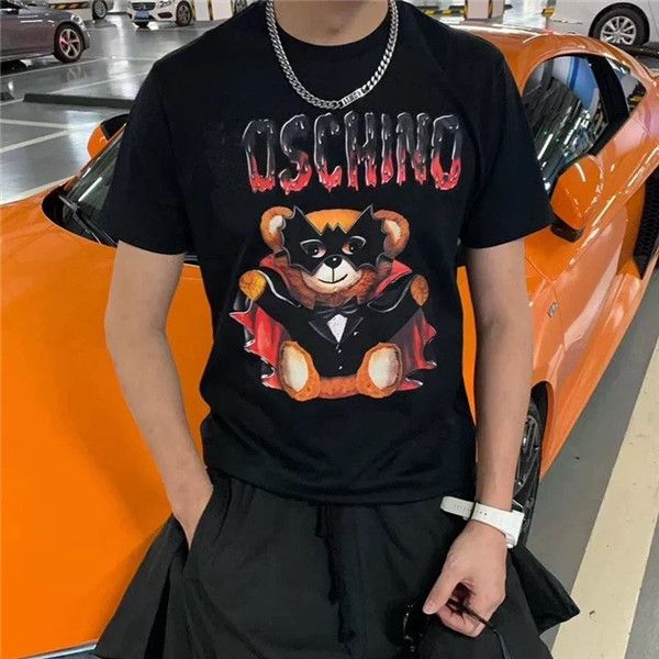 2020 new crime fashion t-shirt hem embroidery ultra thin breathable personality classic black and white two-color short sleeves ~la1, Gray
2020 new crime fashion t-shirt hem embroidery ultra thin breathable personality classic black and white two-color short sleeves ~la1, Gray