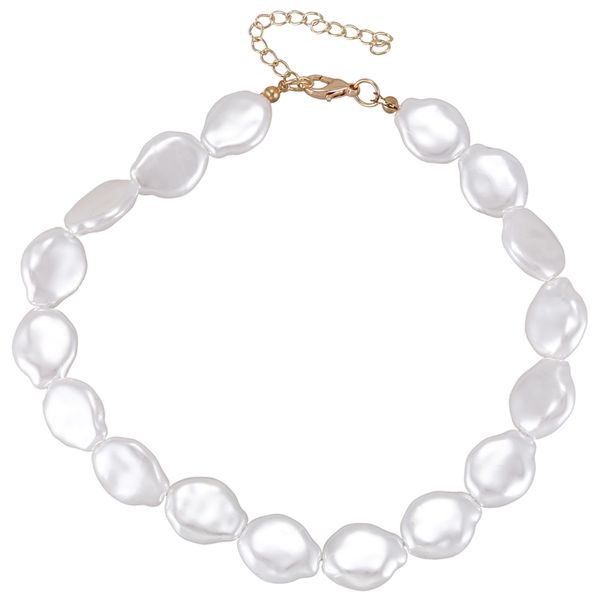 fashion pearl necklace bohemian chain geometric pearl necklace women's wedding party accessories, Golden;silver
fashion pearl necklace bohemian chain geometric pearl necklace women's wedding party accessories, Golden;silver