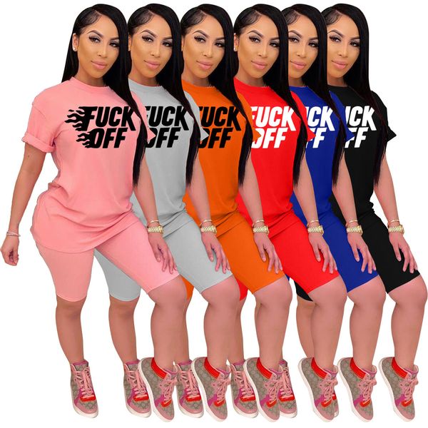brand women summer letter tracksuit t shirt+ shorts two piece set short sleeve outfits casual sweat suits jogger suit 772, White;black
brand women summer letter tracksuit t shirt+ shorts two piece set short sleeve outfits casual sweat suits jogger suit 772, White;black