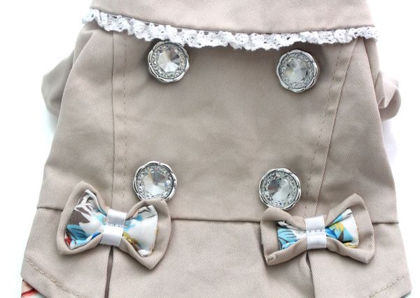 dog cat dress suit pet puppy coat jacket spring/autumn clothes apperal 5 sizes