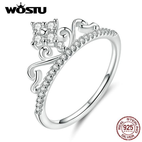 wostu real 925 sterling silver princess crown ring for women zircon wedding rings engagement lover jewelry dxr597, Golden;silver
wostu real 925 sterling silver princess crown ring for women zircon wedding rings engagement lover jewelry dxr597, Golden;silver