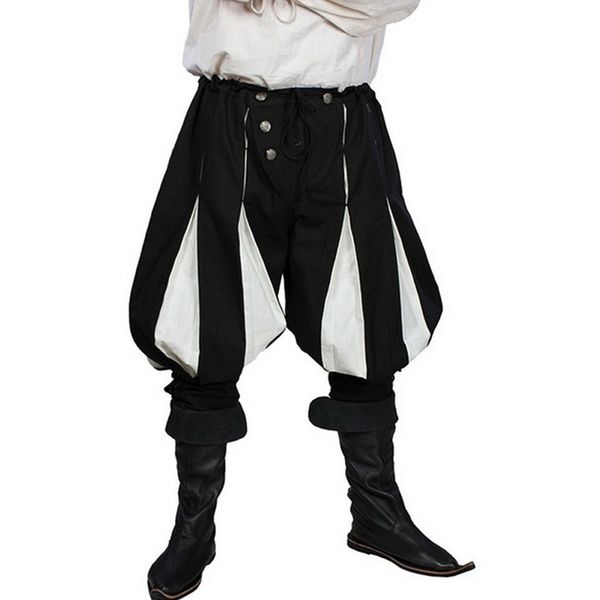 cosplay medieval costume for men western style spliced loose pant gothic fashion pant men medieval loose stage costume, Black
cosplay medieval costume for men western style spliced loose pant gothic fashion pant men medieval loose stage costume, Black