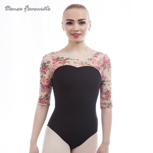 ballet leotard black cotton floral mesh gymnastics leotard for dance,ballerina 3/4 length sleeve bodysuit shapewear, Black;red
ballet leotard black cotton floral mesh gymnastics leotard for dance,ballerina 3/4 length sleeve bodysuit shapewear, Black;red