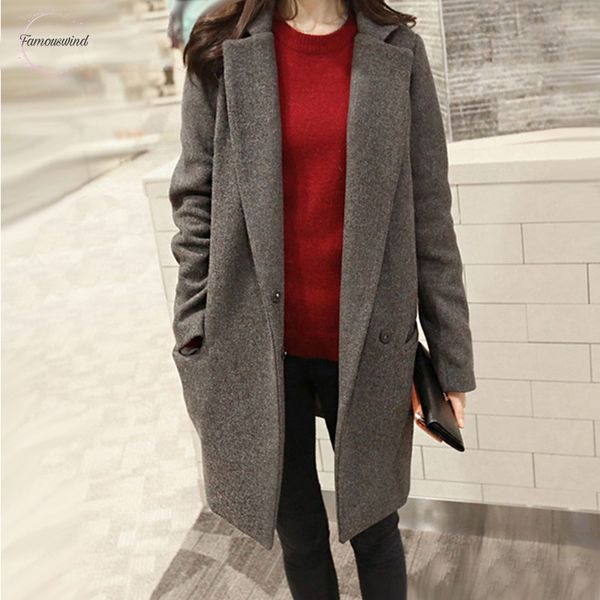 autumn crew neck women coats winter clothes korea long coat solid fashion casual long sleeve plus size loose female coats, Tan;black
autumn crew neck women coats winter clothes korea long coat solid fashion casual long sleeve plus size loose female coats, Tan;black