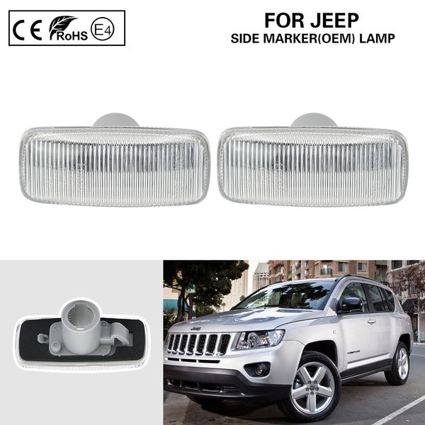 2*pcs clear side marker lamp light oem turn signal light fits for patriot compass commander liberty
2*pcs clear side marker lamp light oem turn signal light fits for patriot compass commander liberty