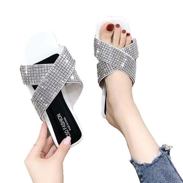 women's shoes summer diamond slides fashion cross flat sandals ladies outdoor leisure slippers home non-slip flip flops big size, Black
women's shoes summer diamond slides fashion cross flat sandals ladies outdoor leisure slippers home non-slip flip flops big size, Black