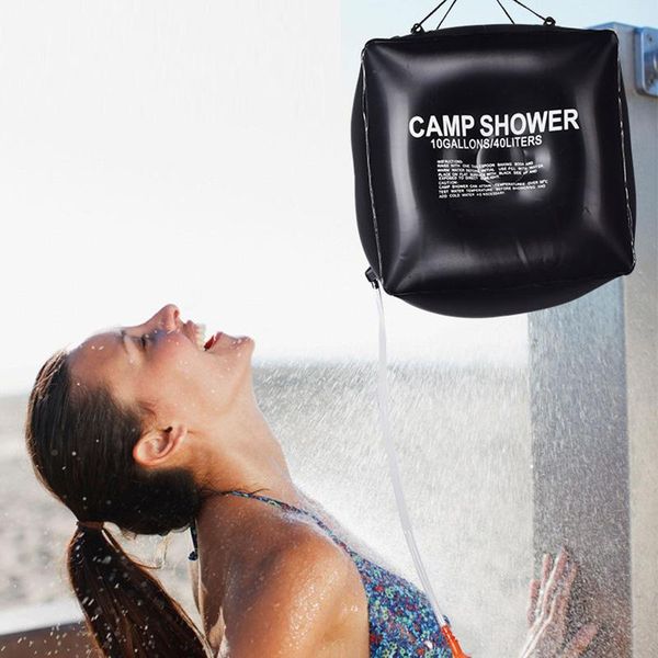 20/40L Portable Solar Shower Bag Heating Travel Camping Water Carrier Foldable Shower Bag With Head
20/40L Portable Solar Shower Bag Heating Travel Camping Water Carrier Foldable Shower Bag With Head