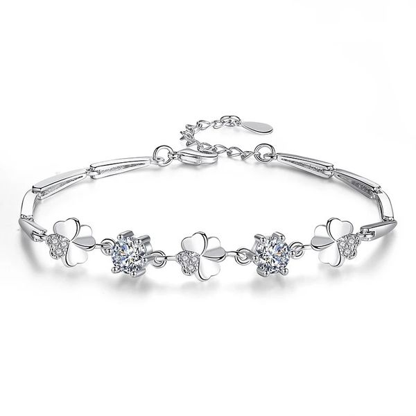 zircon clover bracelets 925 silver charms bracelets for women purple blue rhinestone leaves lady girls white gold platinum plated jewelry, Golden;silver
zircon clover bracelets 925 silver charms bracelets for women purple blue rhinestone leaves lady girls white gold platinum plated jewelry, Golden;silver
