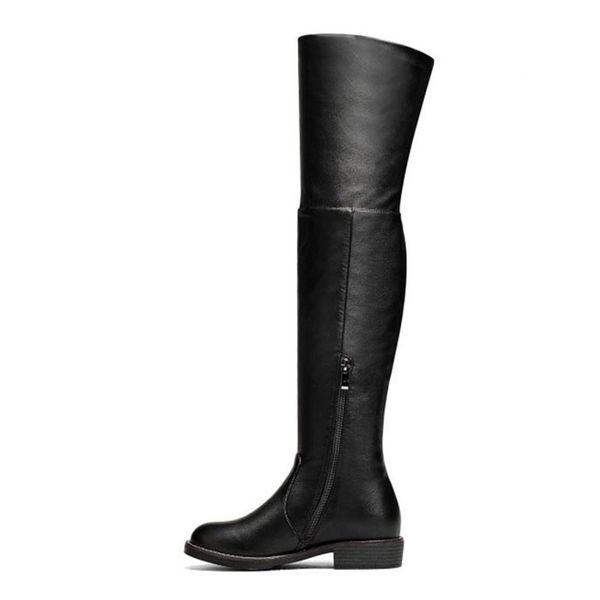 rizabina plus size 34-43 2020 new women flats over winter warm knee high boots zipper shoes footwear mx200508, Black
rizabina plus size 34-43 2020 new women flats over winter warm knee high boots zipper shoes footwear mx200508, Black