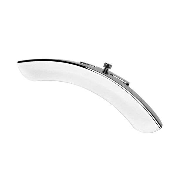 single leg banjo armrest - silver tone
single leg banjo armrest - silver tone