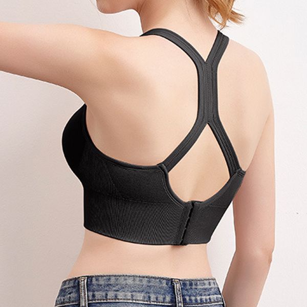 2020 bra women underwear solid back tank fitness bra push up gym shockproof seamless running workout fast dry bralette, Red;black
2020 bra women underwear solid back tank fitness bra push up gym shockproof seamless running workout fast dry bralette, Red;black