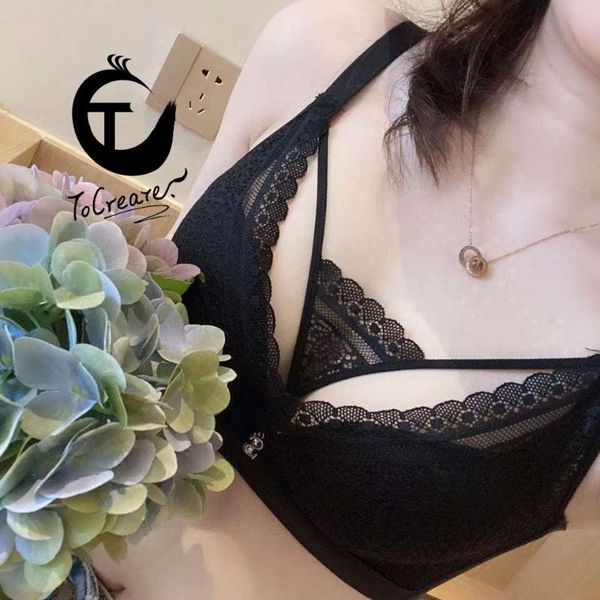 deep-v cute new lace small chest gather adjustable bra underwear female comfortable without rims bra, Red;black
deep-v cute new lace small chest gather adjustable bra underwear female comfortable without rims bra, Red;black