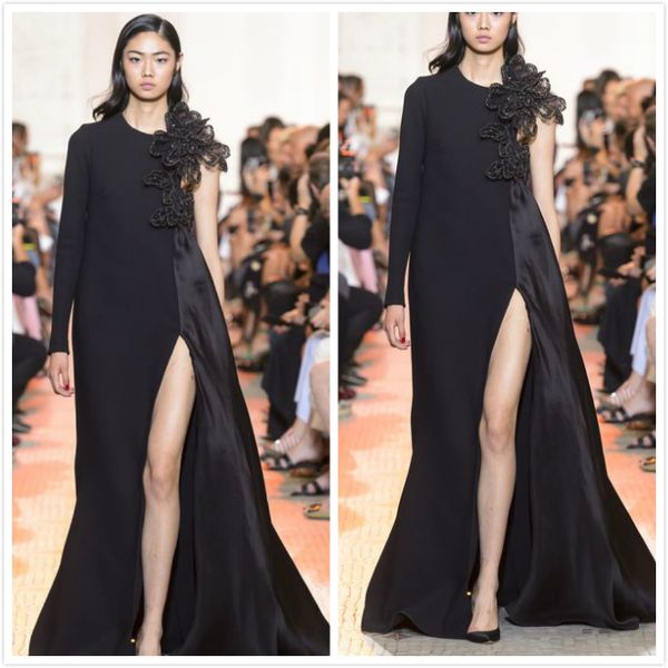 elie saab black prom dresses 2020 one shoulder high split long sleeve evening dress backless red carpet runway fashion gowns
elie saab black prom dresses 2020 one shoulder high split long sleeve evening dress backless red carpet runway fashion gowns