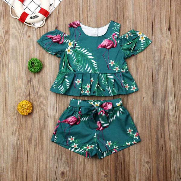 summer toddler kids baby girls clothes sets off shoulder floral shorts 2pcs outfits set clothes 6m-4t, White
summer toddler kids baby girls clothes sets off shoulder floral shorts 2pcs outfits set clothes 6m-4t, White