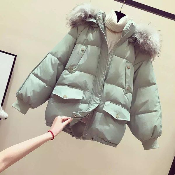 2020 new winter down cotton coat women short loose bread coat winter jacket women clothing casual wild female jackets parka, Black
2020 new winter down cotton coat women short loose bread coat winter jacket women clothing casual wild female jackets parka, Black