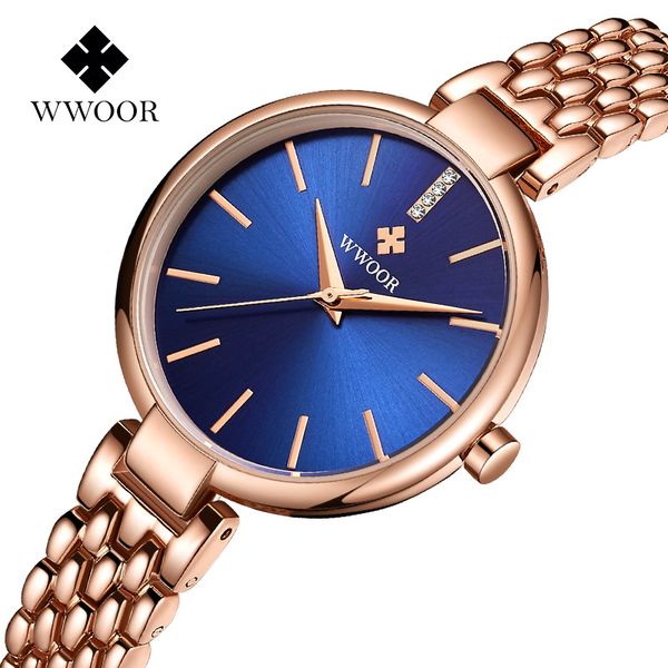 wwoor brand fashion women watches ladies bracelet quartz watches female wristwatches women stainless steel waterproof clock, Slivery;brown
wwoor brand fashion women watches ladies bracelet quartz watches female wristwatches women stainless steel waterproof clock, Slivery;brown