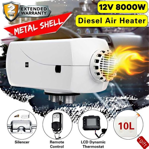 metal shell 12v 8000ww diesel air heater lcd thermostat car heater gift set 10l tank for rv caravan motorhome bus tuck
metal shell 12v 8000ww diesel air heater lcd thermostat car heater gift set 10l tank for rv caravan motorhome bus tuck